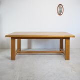 Solid oak farmhouse table