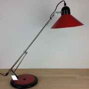 Lampe de bureau articulée Aluminor grand modèle, rouge