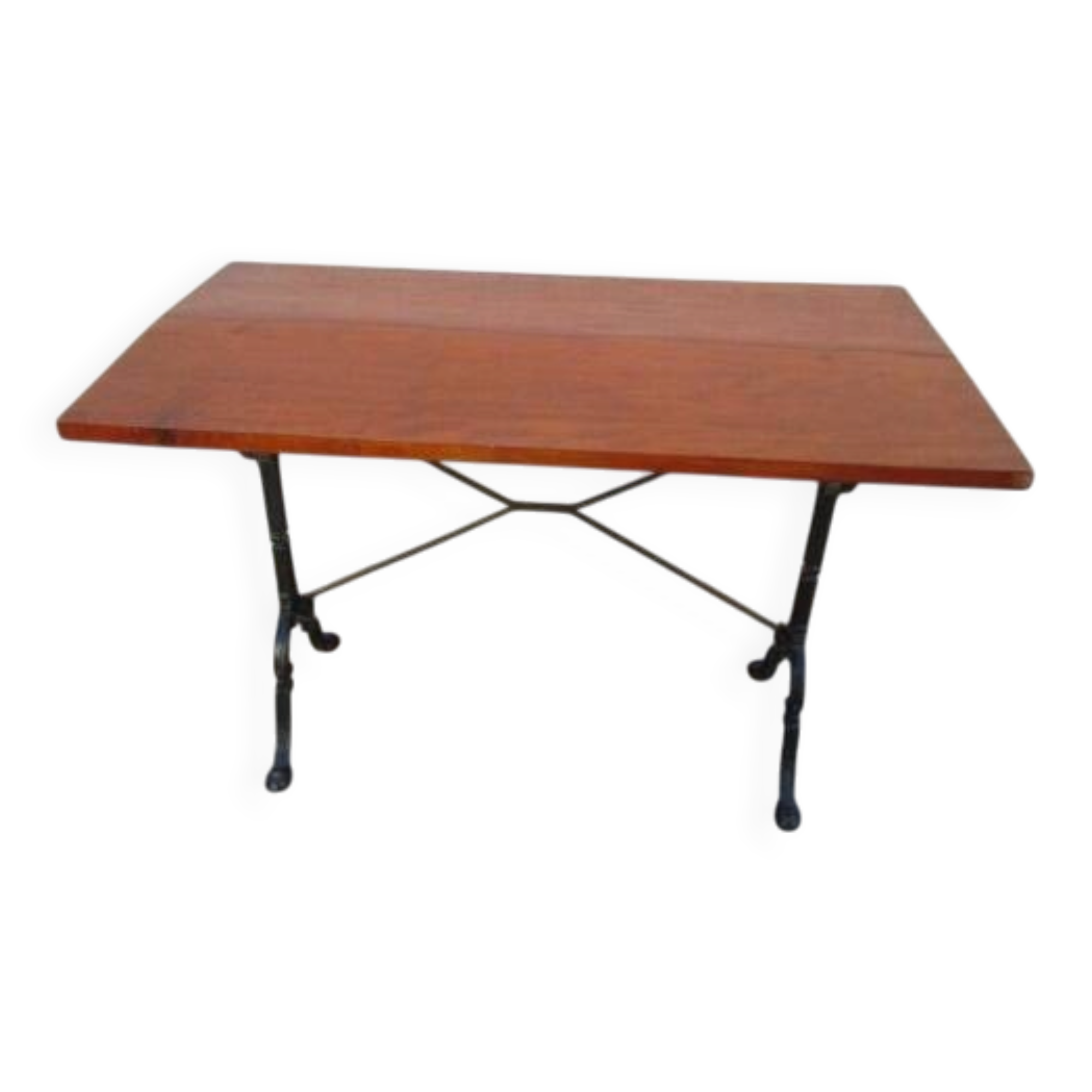 Antique rectangular bistro table
