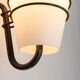 Large outdoor lamp made from metal and opal glass