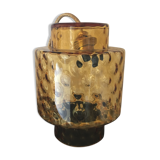 Suspension verre  jaune vintage