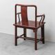 Fauteuil avec accoudoirs en bois, Chine, style dynastie Ming, 19e siècle