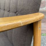 Paire de fauteuils chaises scandinave lounge années 60 fröscher kg