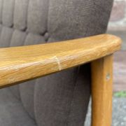 Pair of armchairs scandinavian lounge chairs 60s fröscher kg