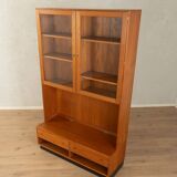 Classic two-piece display cabinet by Poul Hundevad, 1960s