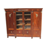 Large library, empire, return from Egypt in mahogany, 4 doors