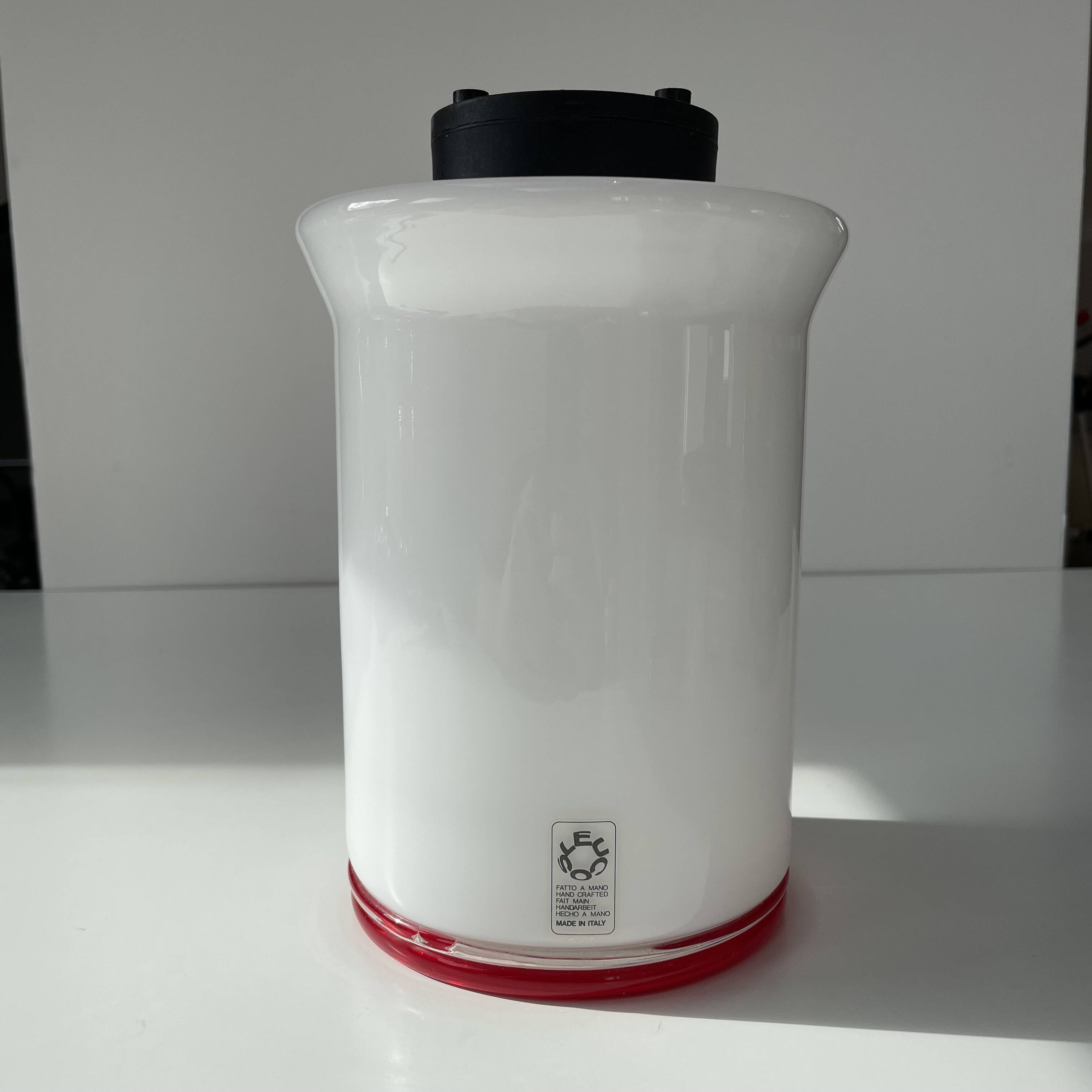 Leucos glass table lamp Murano Italy