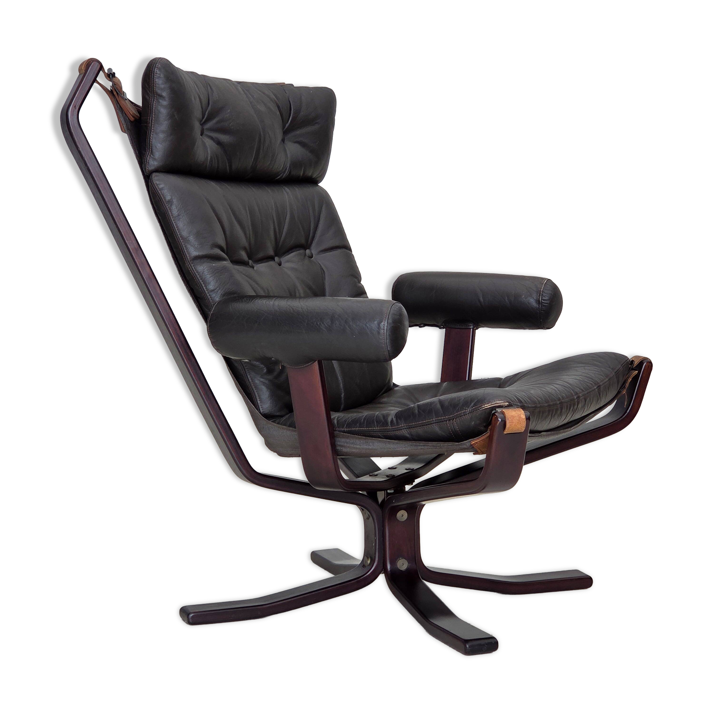 1970s, Norwegian design by Sigurd Ressel, lounge chair model "Falcon".