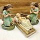 Altar angel statue 26.5 cm plaster santon church nativity scene