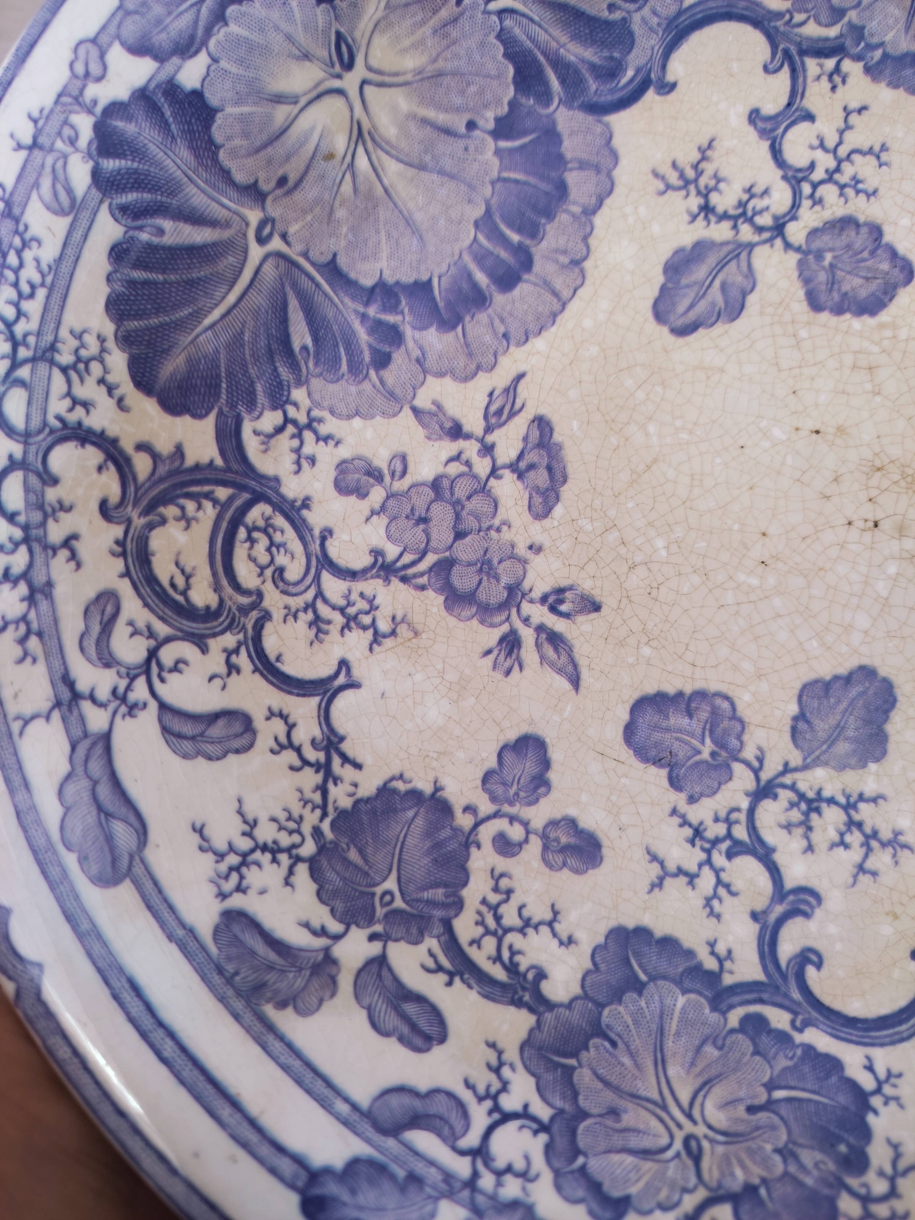 Old compotier by Sarreguemines