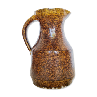 Vase pichet ancien en terre cuite vernissé