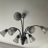 Tulip chandelier 8 fires from the 50s and 60s