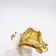 Murano bowl Archimede Seguso Bullicante Sommerso Yellow Gold