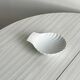 Coupelle coquillage en porcelaine blanche