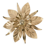 Vintage wall light in gold metal