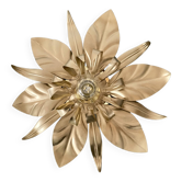 Vintage wall light in gold metal