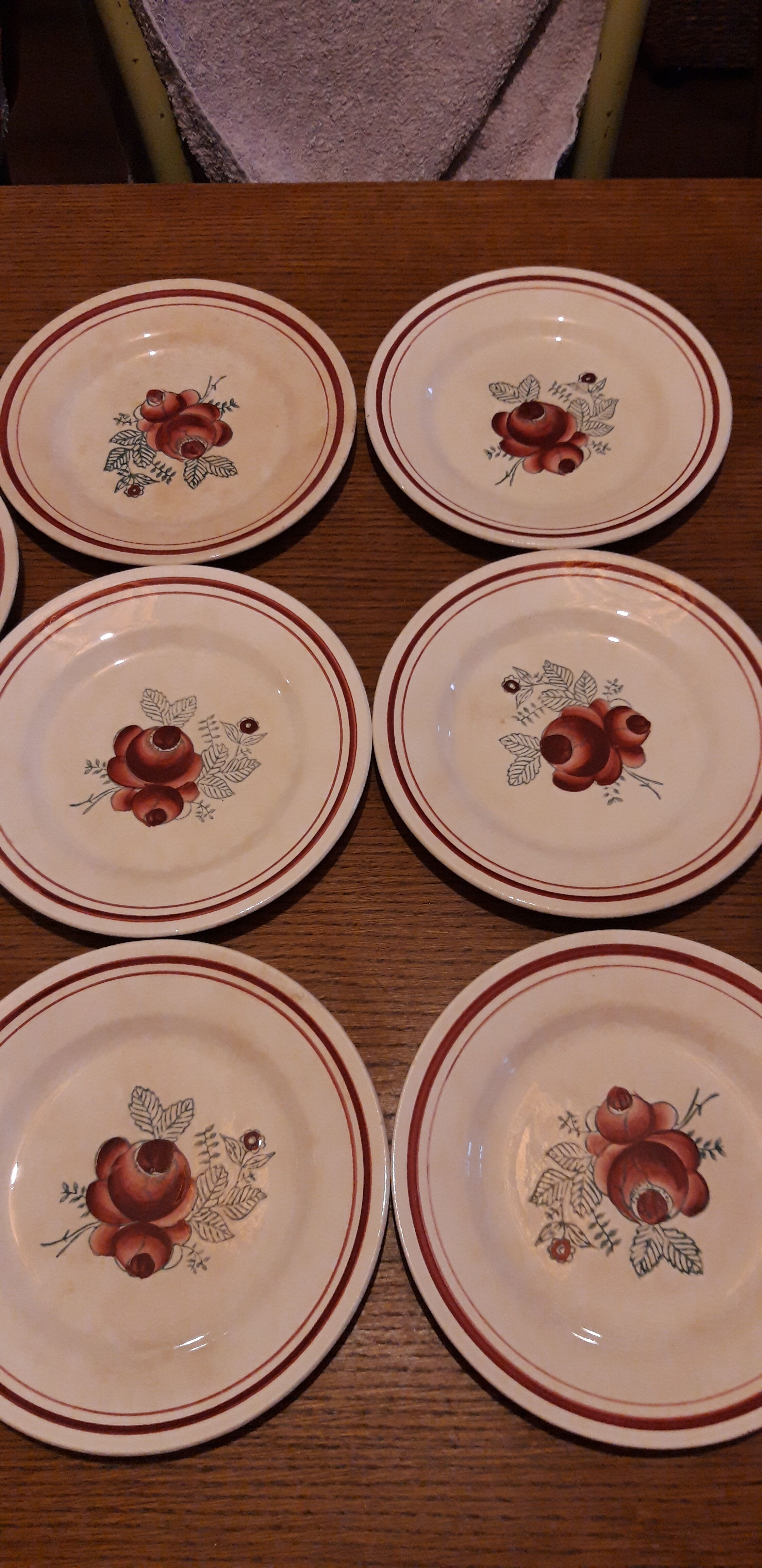 Set of Gien tableware