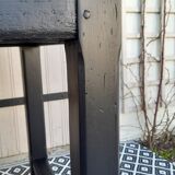 Table de ferme pieds carrés