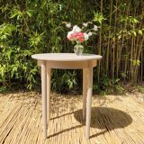 Table d'appoint ronde - rénovée