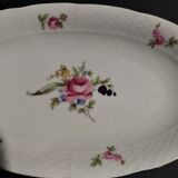 Ravier fine bohemian porcelain Thun floral decoration
