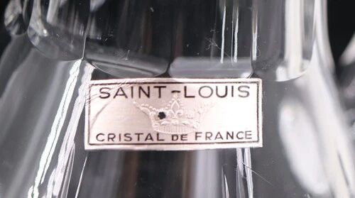 Saint Louis Cerdagne jug, crystal water carafe, signed, excellent condition.