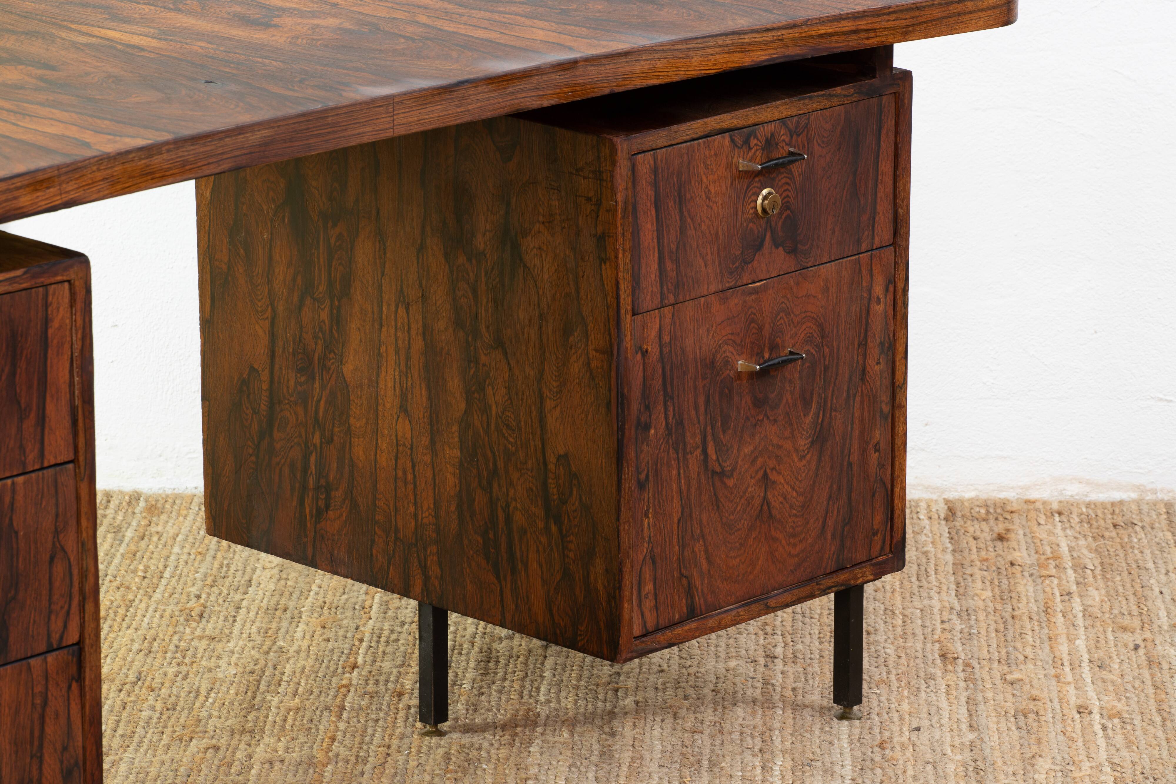 Scandinavian Office Vintage Rosewood