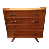 Vintage commode with tapered legs from the 60s/70s.