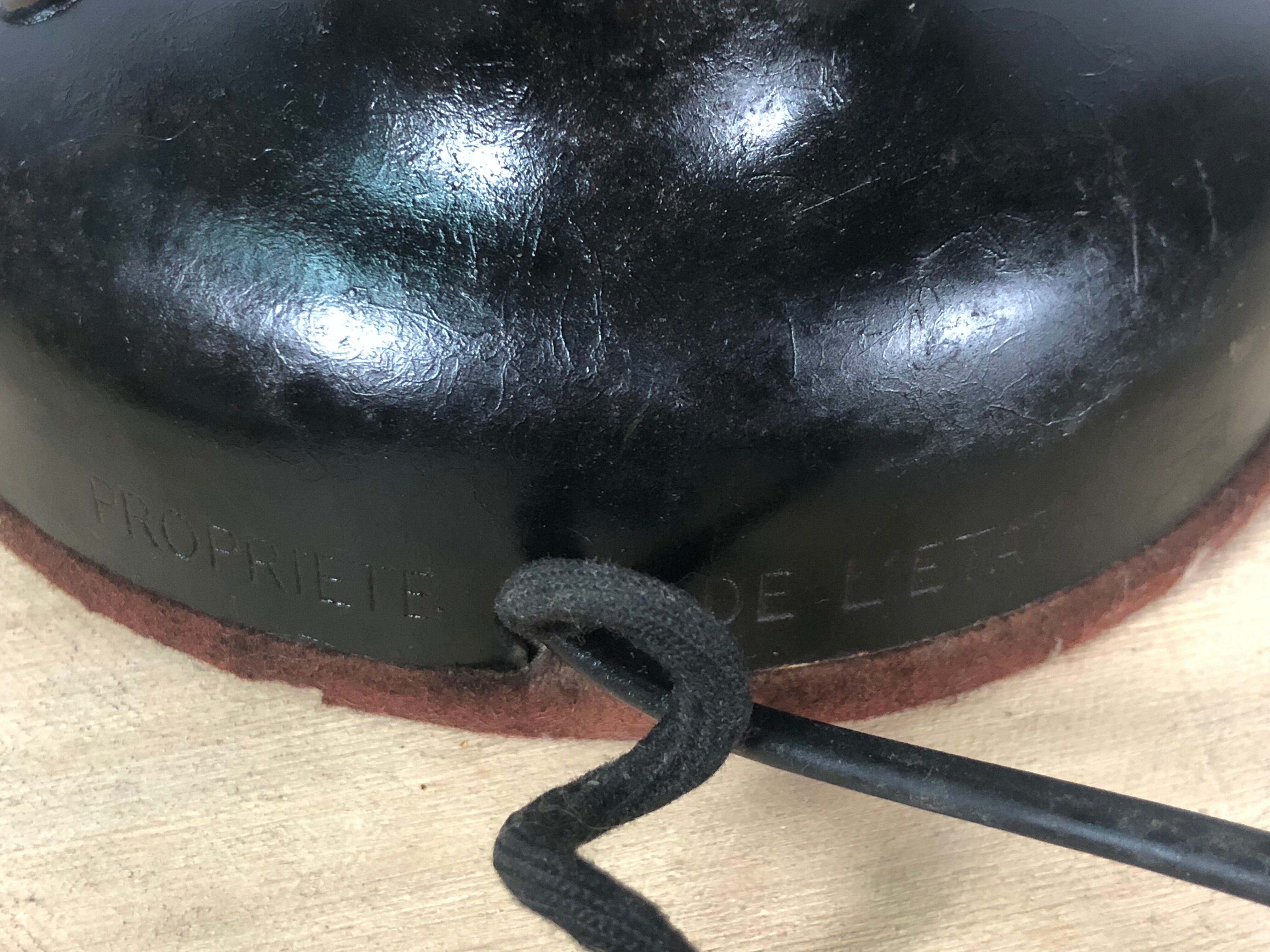 Old column phone in Bakelite and metal 1936