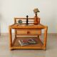 Vintage Maugrion side table in bamboo and rattan