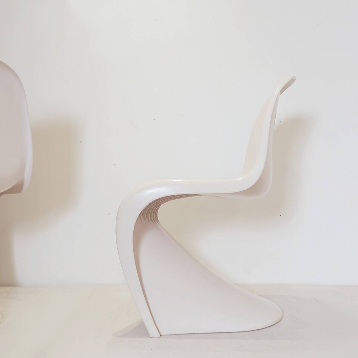Two Panton chairs by Verner Panton for Herman Miller, 1970s, sold individually.