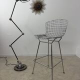 Old chair / Bar stool metal design Harry Bertoia for Knoll International vintage 1972