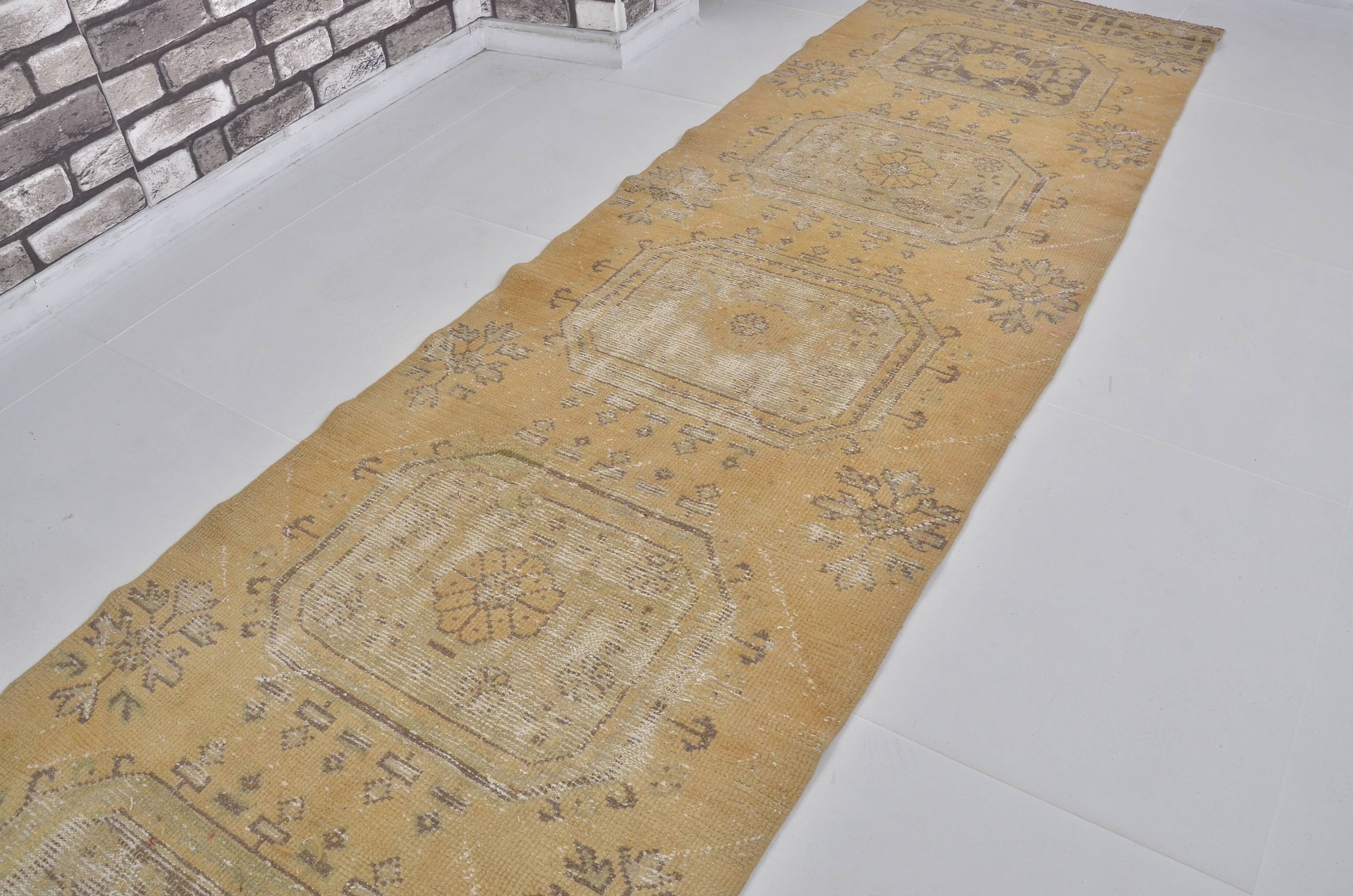 Hallway Antique Oushak Runner Rug sku 2281