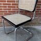 Ensemble de 4 chaises vintage modèle Cesca B32 en noir et chrome