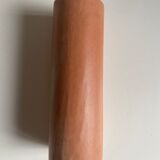 Vase terracotta roll enamelled interior