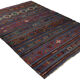 Anatolian handmade kilim rug 266 cm x 186 cm