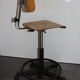 Old office, workshop, industrial chair with wheels