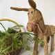 Braided straw donkey, popular art Spain, 1970s
