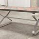 Seventies iron and ceramic coffee table