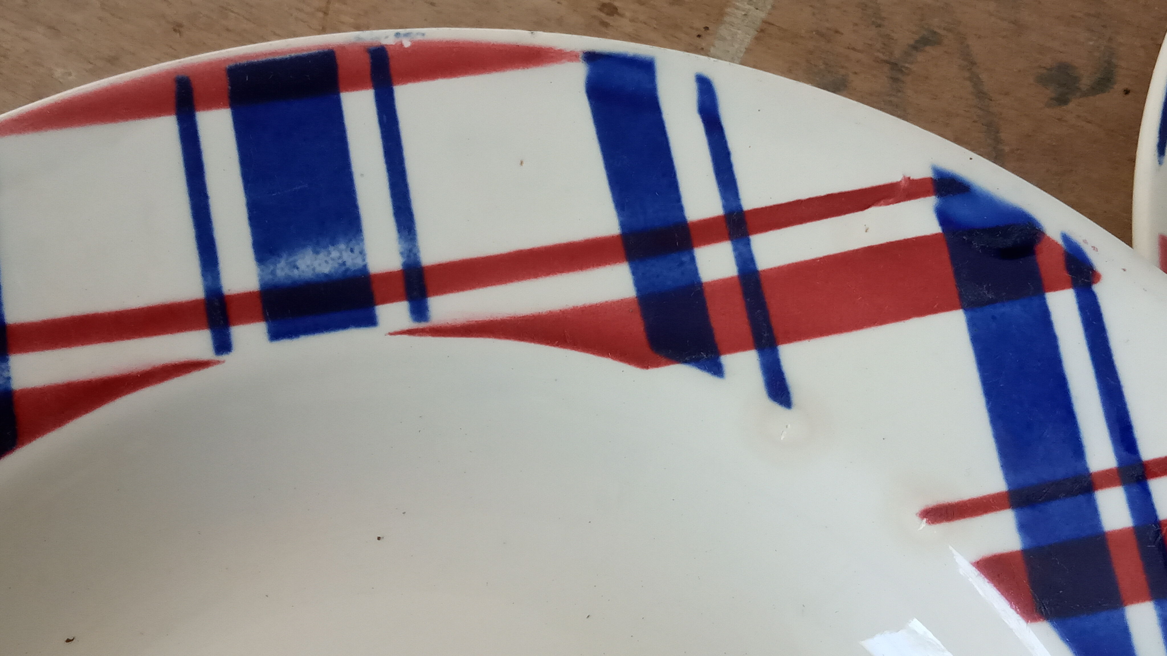Lot d'assiettes de Digoin Sarreguemines