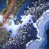 Original graphic litho 'Deep Sea Garden' by artist Marlene Tseng Yu