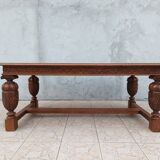 Renaissance style oak table