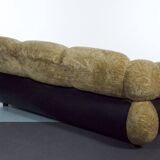 three-seater sofa designed by Adriano Piazzesi, produced in Italy during the 1970s. Upholster