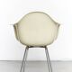Off-White Dax Fibreglass Chair by Charles & Ray Eames for Herman Miller
