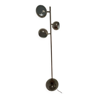 Vintage chrome floor lamp - 60s-70s - Space Age / Mid-Century Mo style