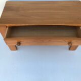 Commodus in solid elm, Maison Regain, 1970s