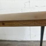 COFFEE TABLE / VINTAGE MARBLE COFFEE TABLE