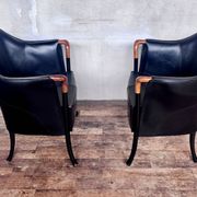 2 designer armchairs by Umberto Asnago for Giorgetti Italy