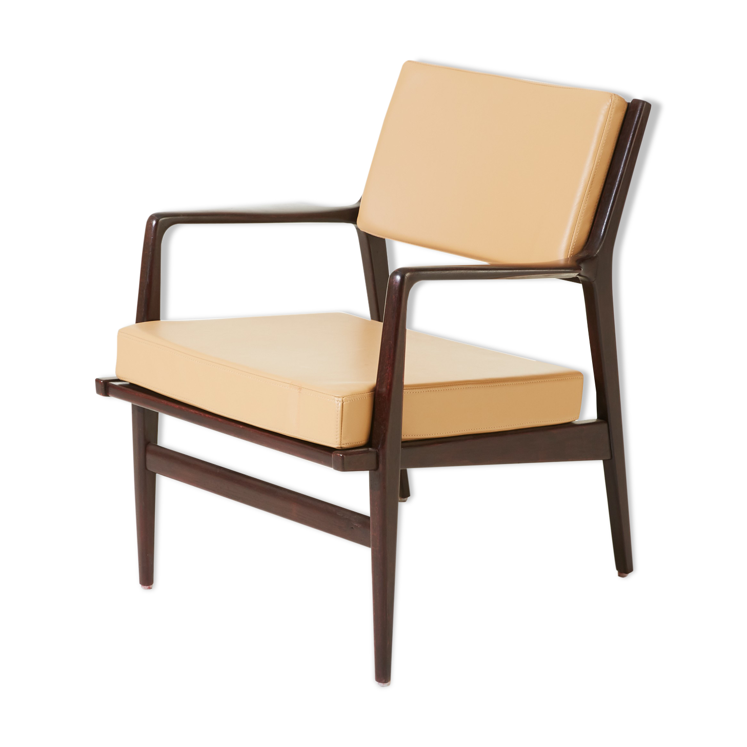 JO Carlssons Möbelindustri easy chair mahogany Vetlanda
