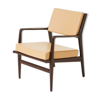 JO Carlssons Möbelindustri easy chair mahogany Vetlanda