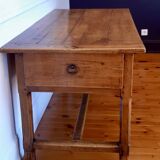 Table de ferme ancienne en bois de hêtre XIXème